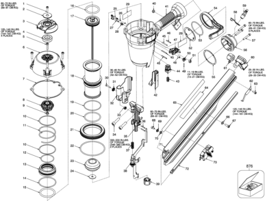 Part Location Diagram of 9R195084 DeWALT DRIVER GUIDE